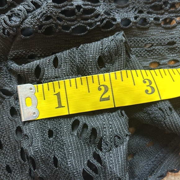 Black Lace Swim Shorts - Picture 6 of 8